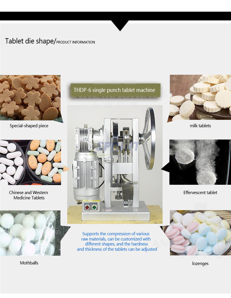 THDP-6 Candy Press Tablet Press Machine Automatic