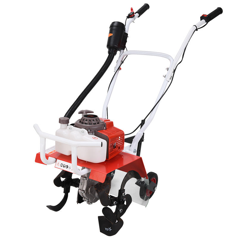 Hand Push Gasoline Power Tiller Machine