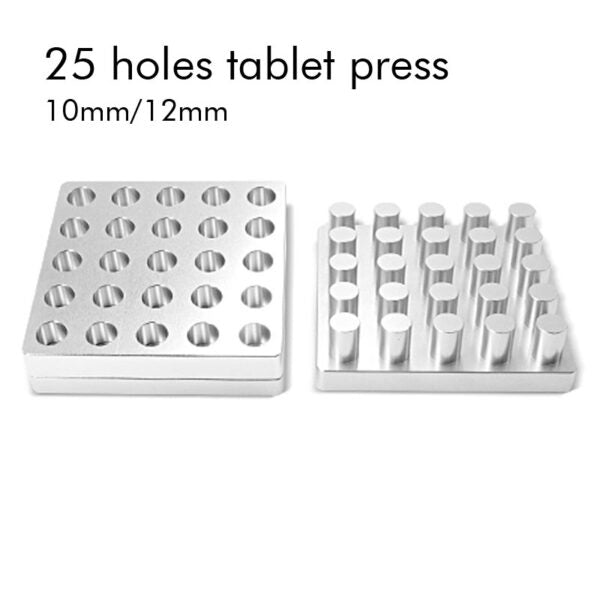 25 Holes Manual Household Powder Tablet Press