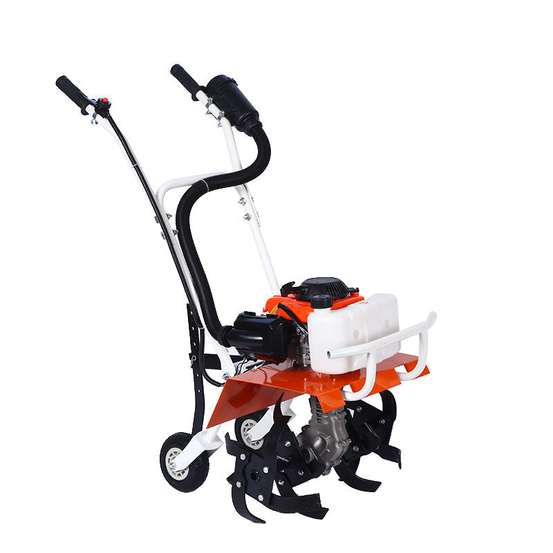Hand Push Gasoline Power Tiller Machine