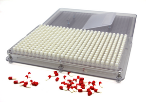 400 Holes Manual Transparent Plastic Capsule Filling Machine Size 00# 0# 5#