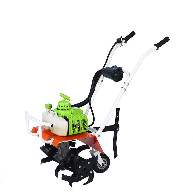Hand Push Gasoline Power Tiller Machine