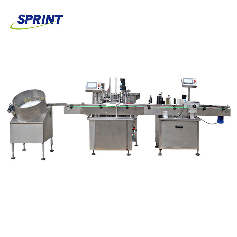 Four-head Automatic Cosmetic Filling Machine, Capping Machine, Labeling Machine