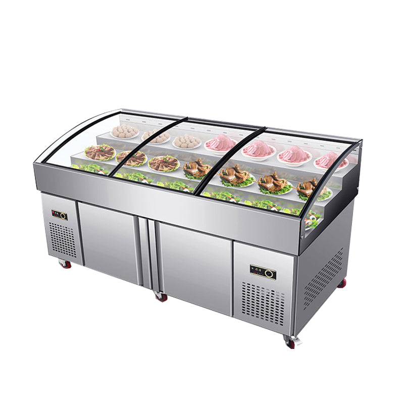 Three-level Ladder Type Freezer Stainless