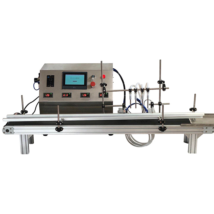 AL4-5000 Automatic Four Nozzle Cosmetics CNC Liquid Bottle Filling Machine
