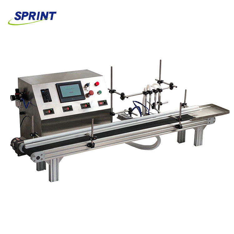 AL4-5000 Automatic Four Nozzle Cosmetics CNC Liquid Bottle Filling Machine