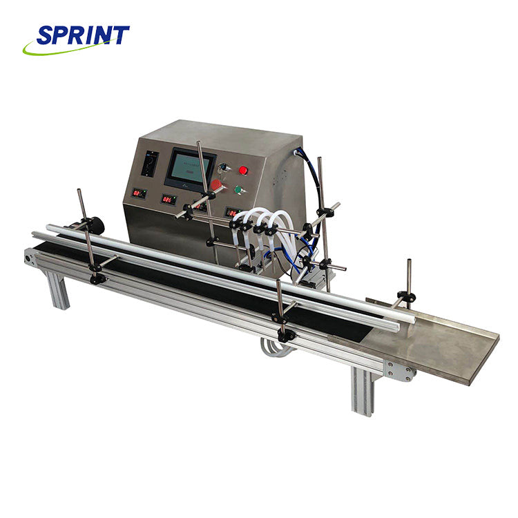 AL4-5000 Automatic Four Nozzle Cosmetics CNC Liquid Bottle Filling Machine