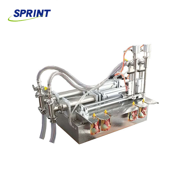 DF8 Semi-Automatic Two Nozzle Alcohol Hand Sanitizer Bag Filling Machine