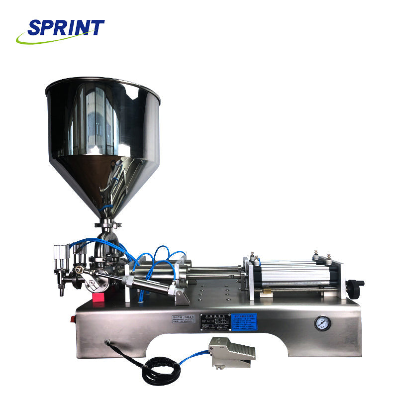 DFF6 2 Heads Pneumatic Paste and Hand Sanitizer Liquid Filling Machine