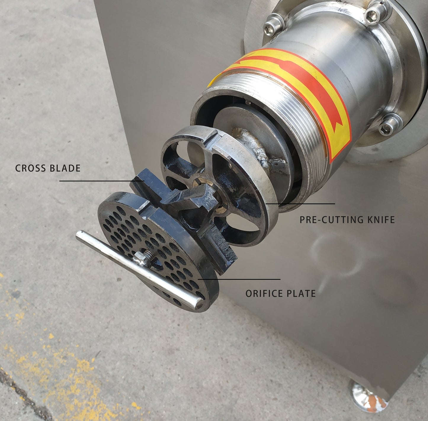 High Efficiency Industrial Frozen Meat Mincer