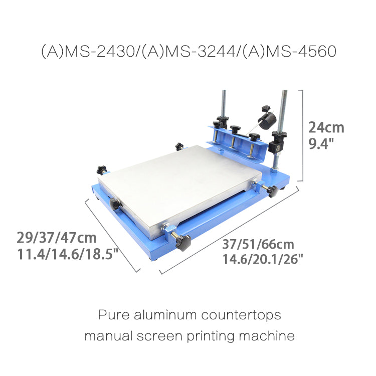 Manual Screen Printing Table