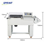 Semi-automatic shoelace shrink wrapping machine
