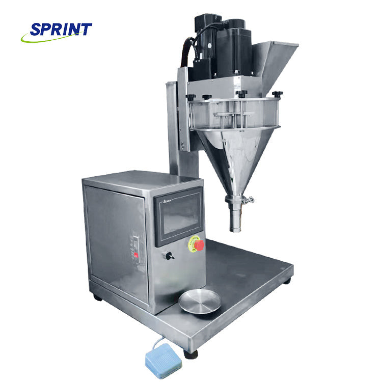 Small Semi Automatic Powder Filling Machine Milk Powder Flour