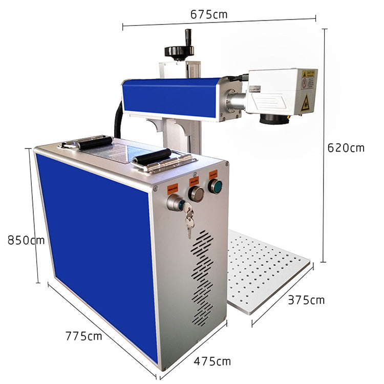 Split Fiber Laser Marking Machine For Metal And Wood