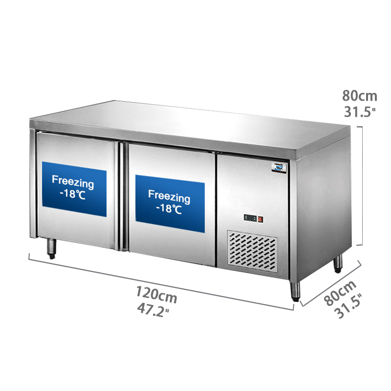 Commercial Stainless Steel Countertop Refrigerator