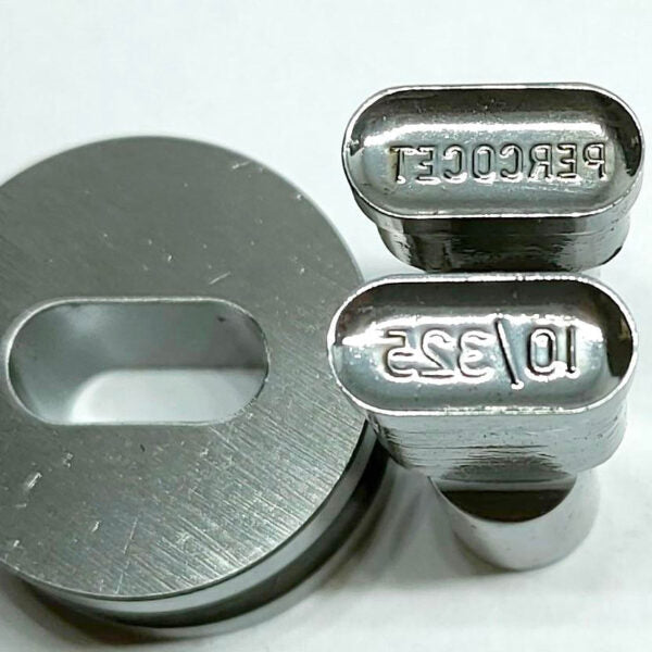 PERCOCET 10/325 3D shaped mold die for tablet press machine