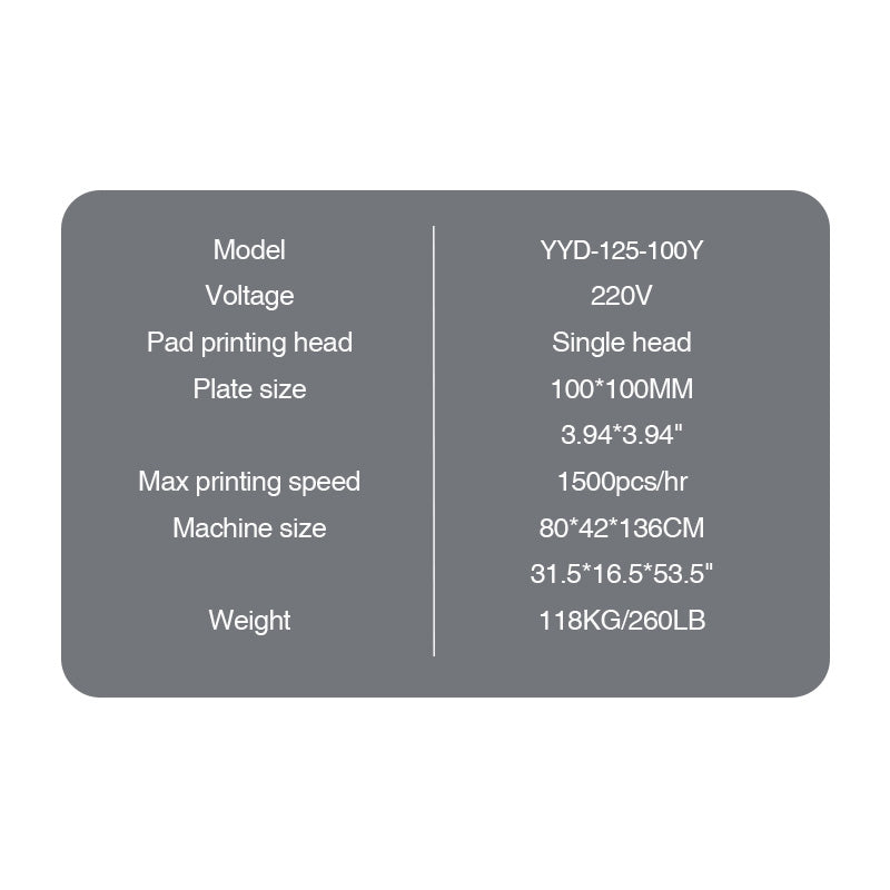 Printing Pad Machine