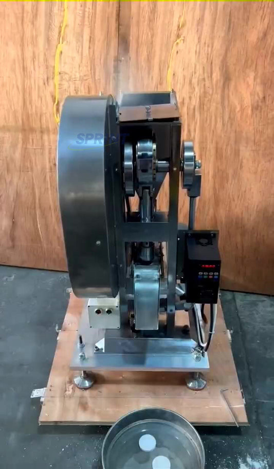Flower basket type tablet press