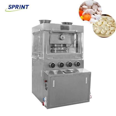 The difference between the flower basket type tablet press and the rotary tablet press