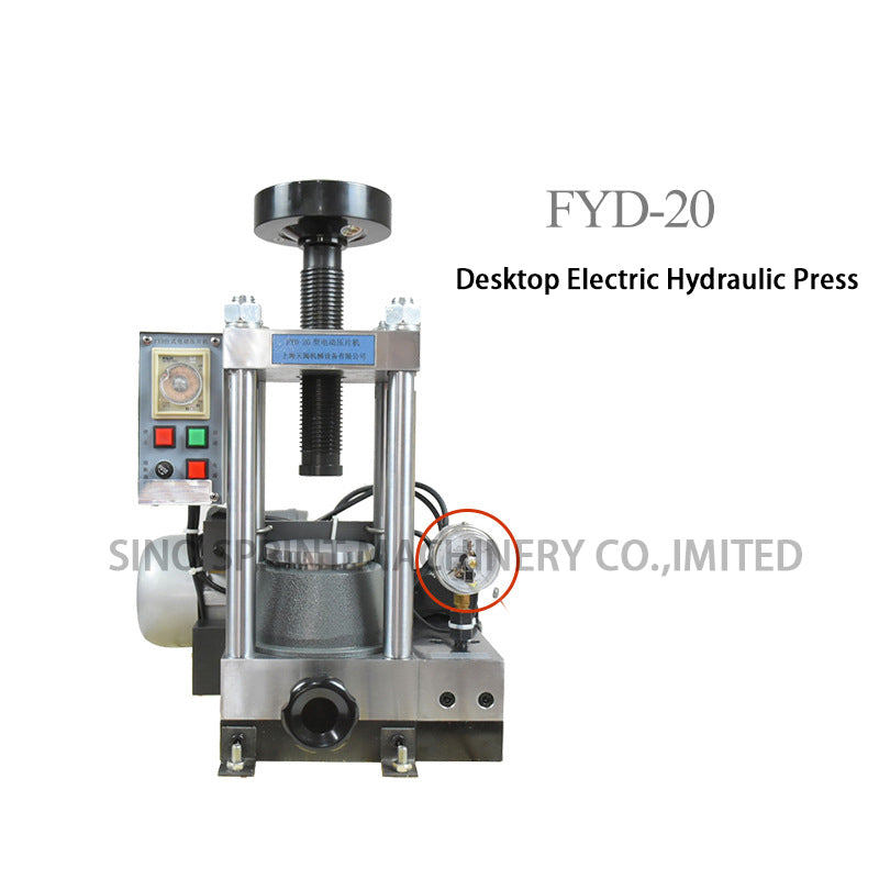 Functions of FYD-20 desktop electrohydraulic press