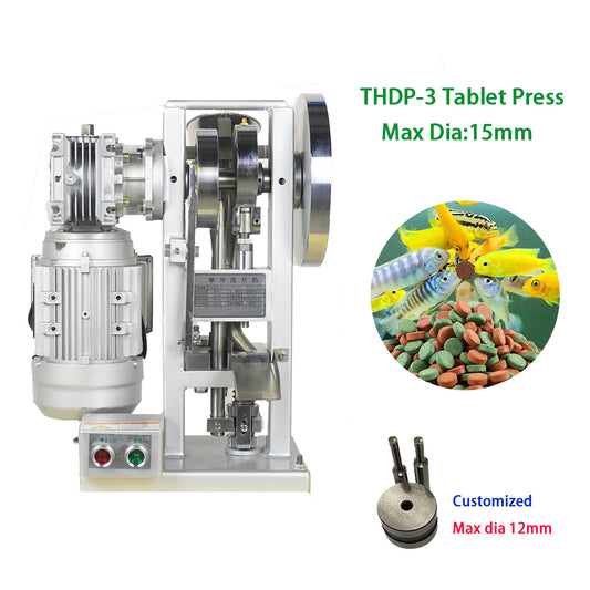 What happened to the cracks in the tablet press?