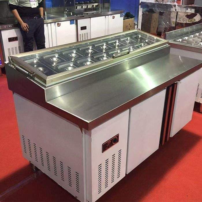 Pizza Salad Display Counter