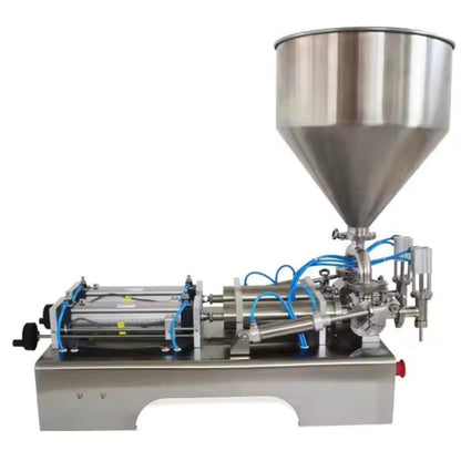 Semi Automatic Double Nozzles Spout Bag Paste Filling Machine