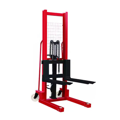 Manual Hydraulic Pallet Handling Manual Stacker Forklift