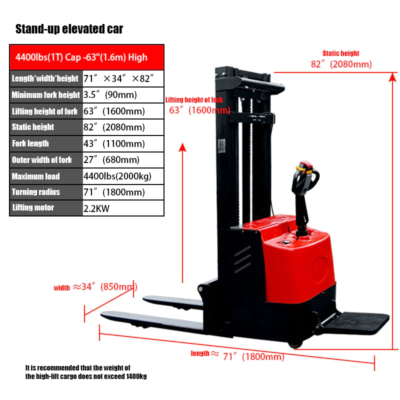 High Fully Powered-Electric Stacker