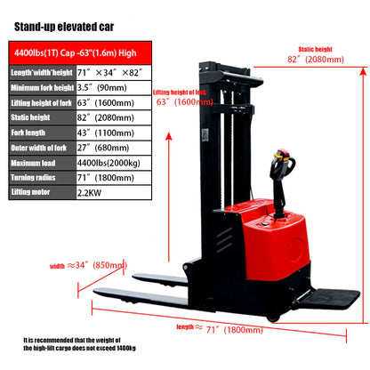 High Fully Powered-Electric Stacker