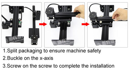 17*20CM Small High Precision CNC Laser Engraving Machine