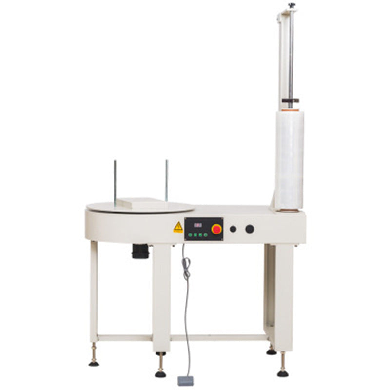 Semi-Automatic Stretch Film Wrapping Machine Carton Box Wrapping Table ...