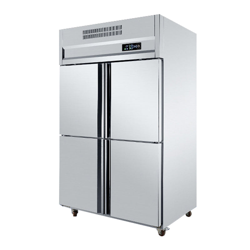 Four-door Stainless Steel Dual Temperature Function Refrigerator
