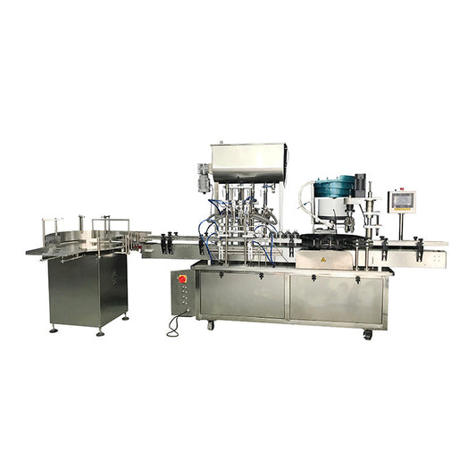4-head Automatic Hand Sanitizer Paste Filling Line, Ketchup Filling Machine, Capping Machine, Labeling Machine