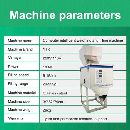 20-999G Powder Filling Machine