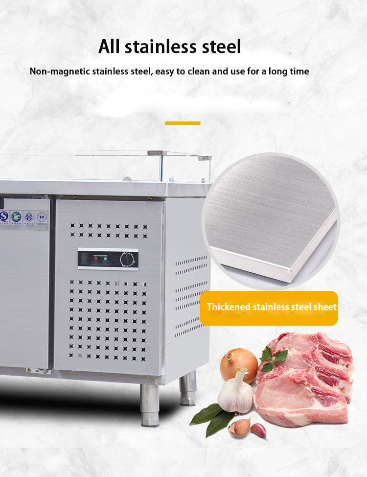 Three-level Ladder Type Freezer Stainless