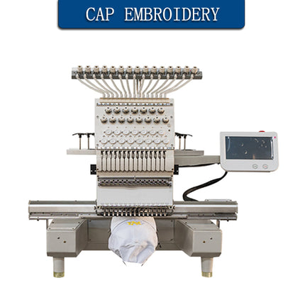 Single Head 12 Needles Embroidery Machine