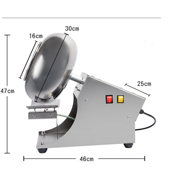 3-5kg/time Cocoa Coating Machine