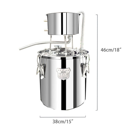 304 Stainless Steel Home Distillation Machine Available Gas Stove Induction Cooker