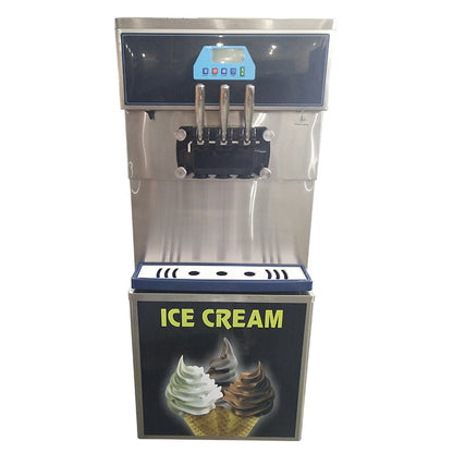 3 Flavor Commercial Soft Ice Cream Maker