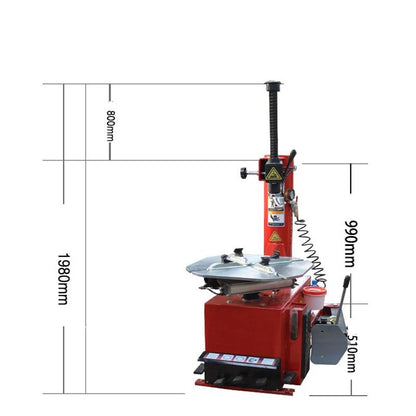 Auto tire ripper automatic repair equipment