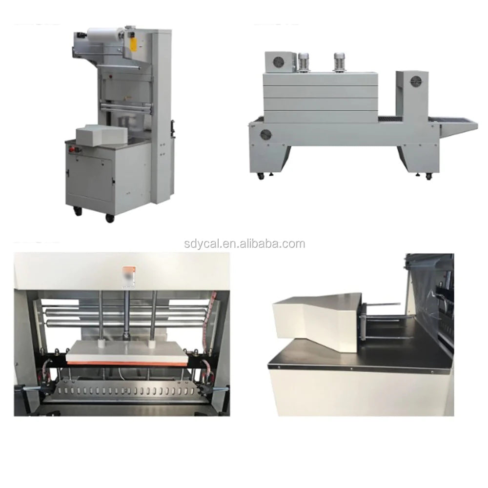 Semi-automatic carton shrink wrapping machine