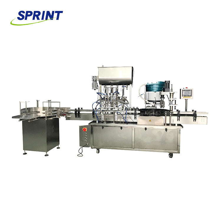 4-head Automatic Hand Sanitizer Paste Filling Line, Ketchup Filling Machine, Capping Machine, Labeling Machine