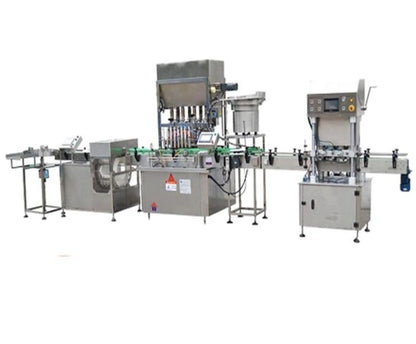 4-head Automatic Paste Peanut Butter Filling Line, Spray Filling Bottle, Nasal Spray Bottle