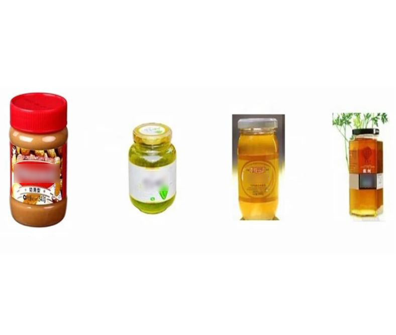 4-head Automatic Paste Peanut Butter Filling Line, Spray Filling Bottle, Nasal Spray Bottle