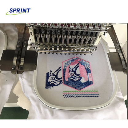 Single Head 12 Needles Embroidery Machine