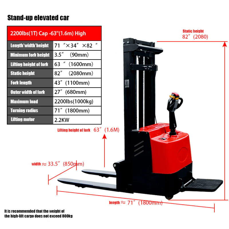 High Fully Powered-Electric Stacker