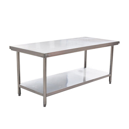 Stainless Steel Commercial Kitchen Double Work table