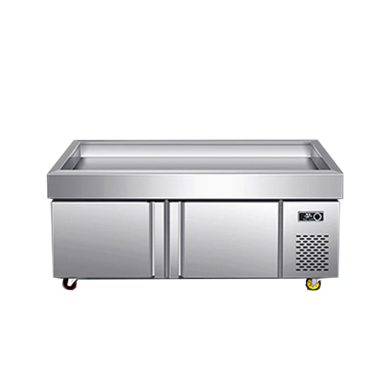 Commercial Direct Cooling Self-fetching Freezer Stainless Steel