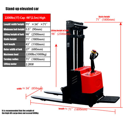 High Fully Powered-Electric Stacker